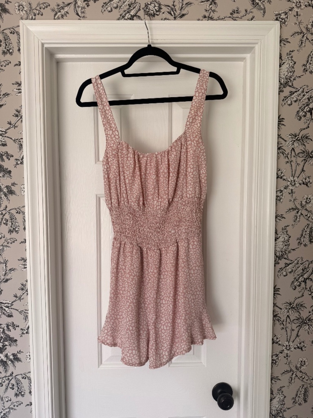 Pink Leopard Romper